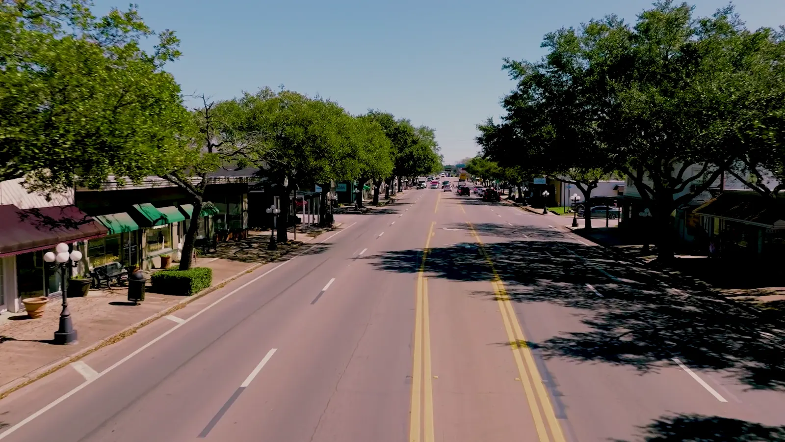 Old Town Main Street in Tomball, Texas