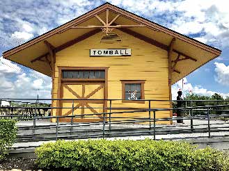 The historic Tomball Depot